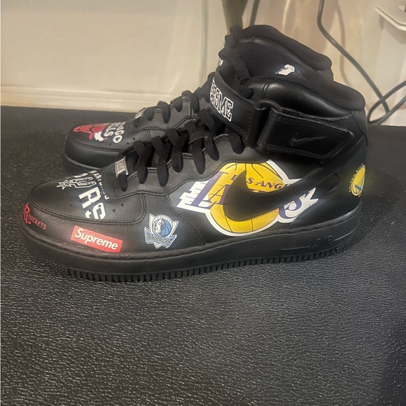 Nike Air Force 1 Supreme NBA size 11 new without box - Picture 1 of 9